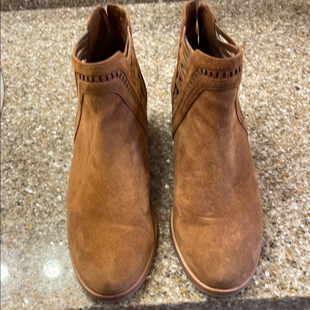 Vince Camuto Brown Ankle Boots